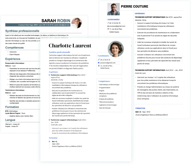 exemple cv