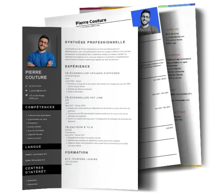 Modele CV gratuit
