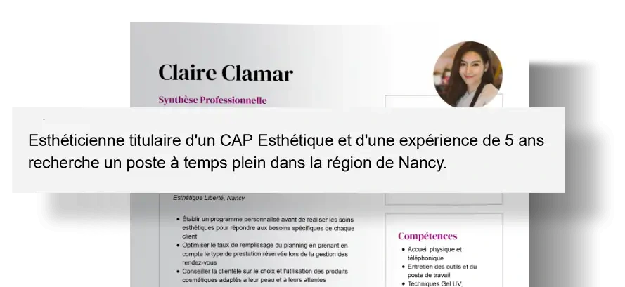 Phrase d accroche CV