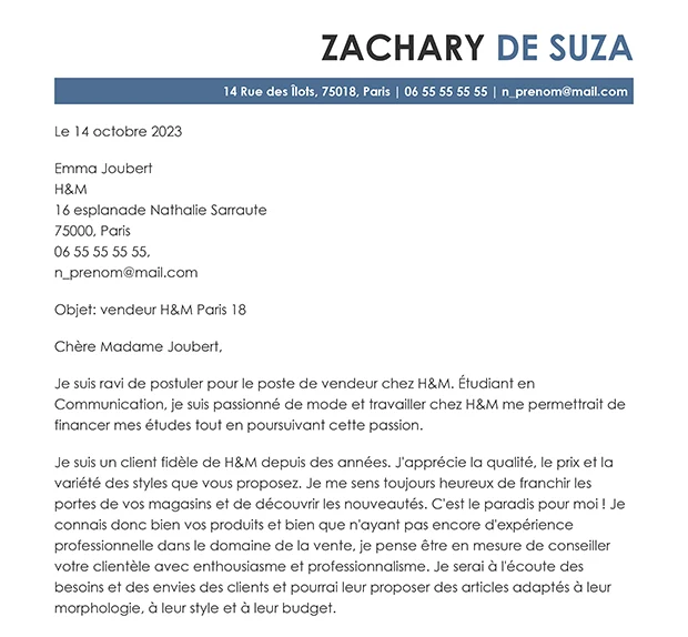lettre demande de congé pour raison familiale