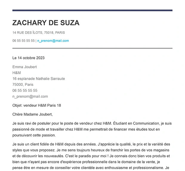 lettre demande de congé pour raison familiale
