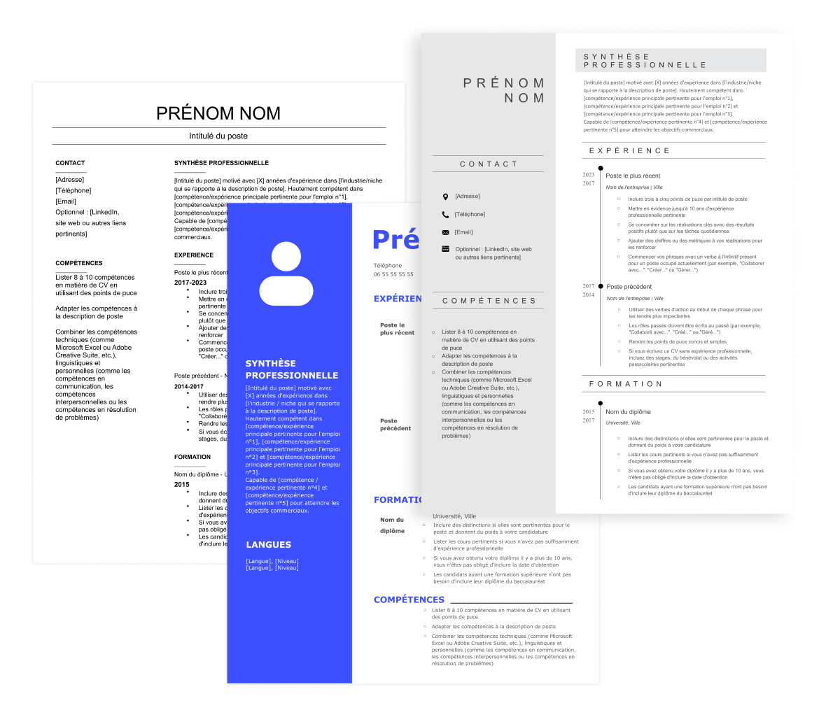 Mod le CV Word Conseils Et Exemples Gratuits Remplir Mod le CV Word Conseils Et Exemples Gratuits Remplir