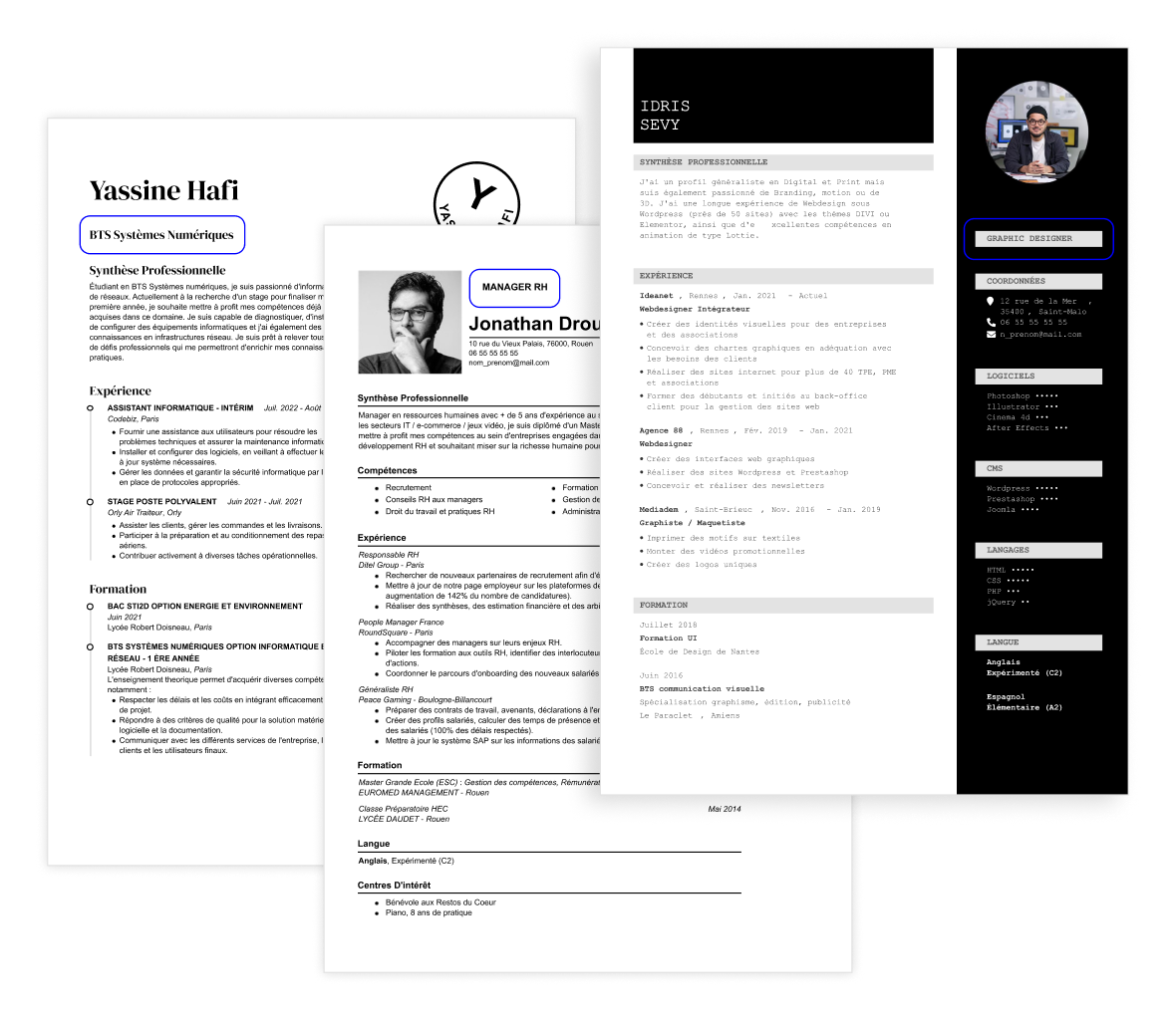 CV titre